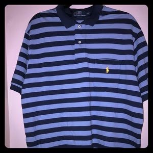 Men’s Striped Polo Ralph Lauren Collared Shirt